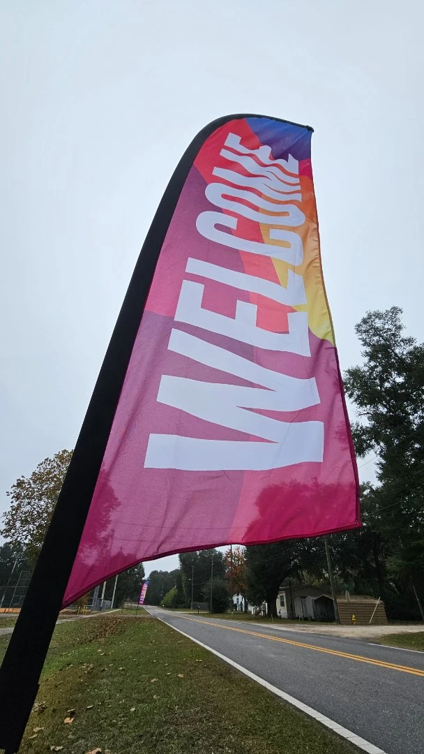 P1 Flag Welcome Newberry Church Of The Nazarene Church In Newberry Fl